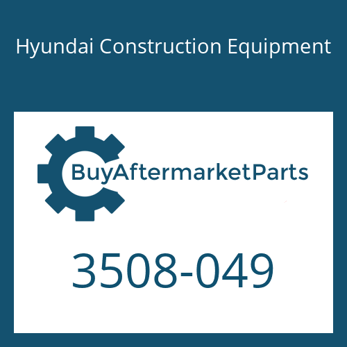 Hyundai Construction Equipment 3508-049 - MANIFOLD for Heavy Equipment