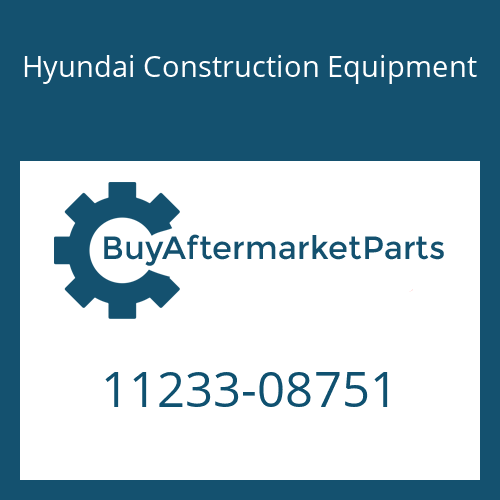 Hyundai Construction Equipment 11233-08751 - Bolt-W/Washer
