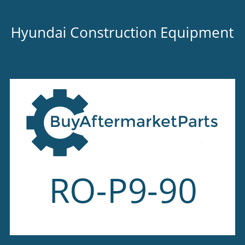 Hyundai Construction Equipment RO-P9-90 - O-RING