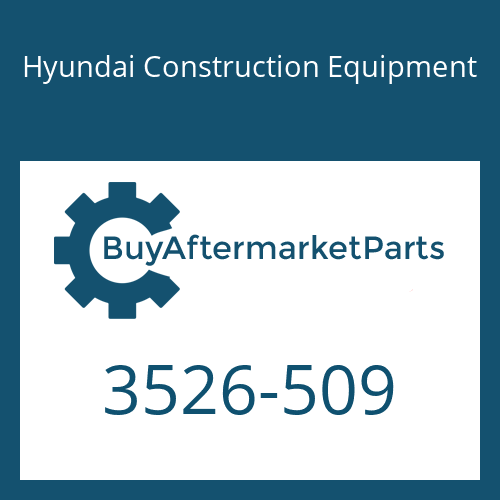 Hyundai Construction Equipment 3526-509 - PLUG
