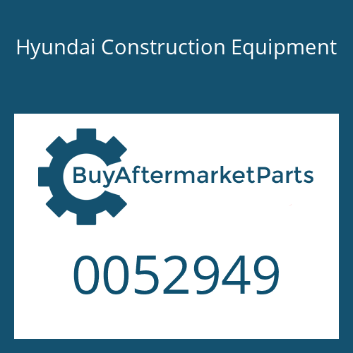 Hyundai Construction Equipment 0052949 - NUT-LOCK