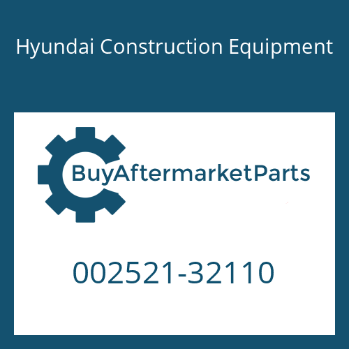 Hyundai Construction Equipment 002521-32110 - Hose