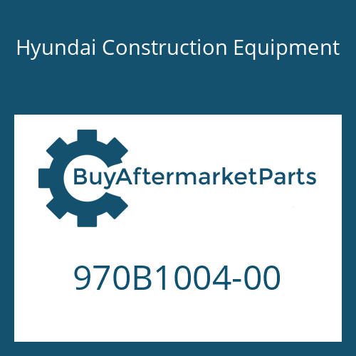 Hyundai Construction Equipment 970B1004-00 - GEAR-RV A