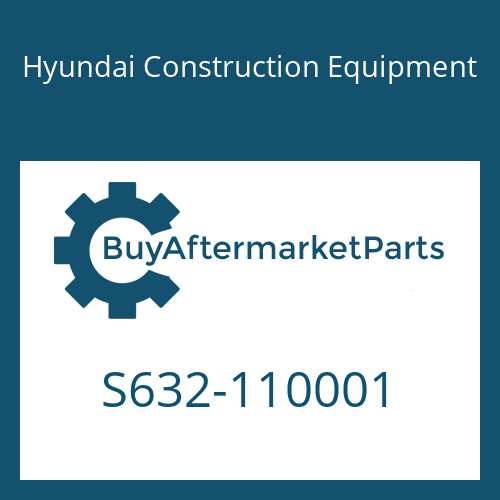 Hyundai Construction Equipment S632-110001 - O-RING