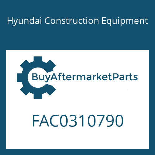 Hyundai Construction Equipment FAC0310790 - VALVE ASSY-RELIEF