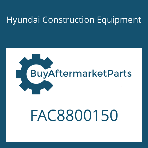 Hyundai Construction Equipment FAC8800150 - O-RING