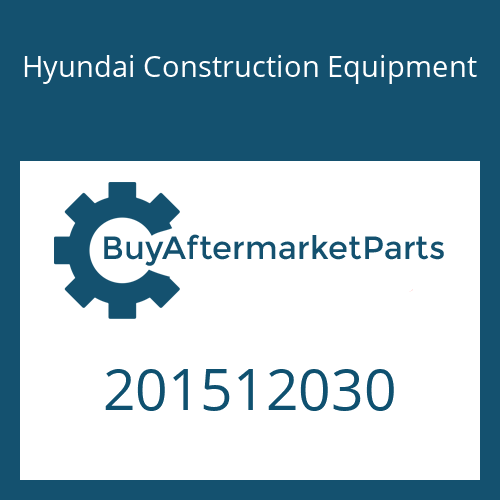 Hyundai Construction Equipment 201512030 - BOLT-HEX