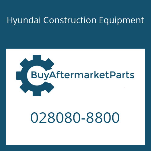 Hyundai Construction Equipment 028080-8800 - BOLT;TIMIMG CASE-BLOCK