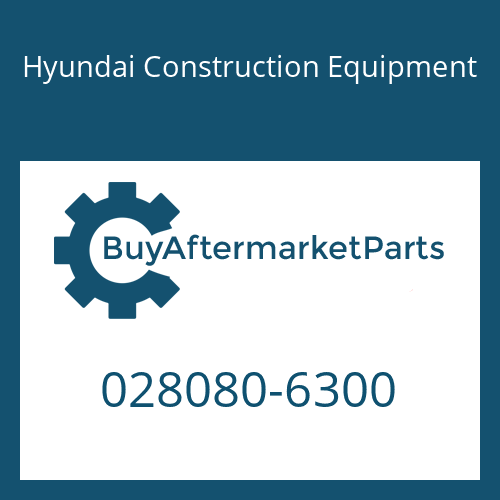 Hyundai Construction Equipment 028080-6300 - BOLT;OIL PUMP SUB FIX