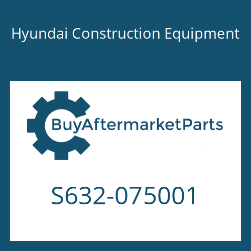 Hyundai Construction Equipment S632-075001 - O-RING