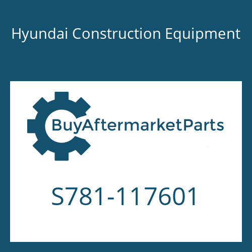 Hyundai Construction Equipment S781-117601 - Seal-Glass