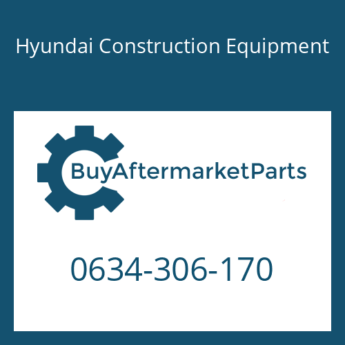 Hyundai Construction Equipment 0634-306-170 - O-Ring