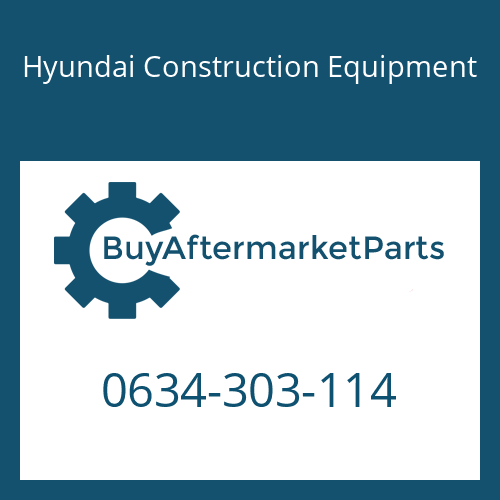 Hyundai Construction Equipment 0634-303-114 - O-RING