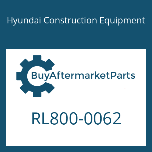 Hyundai Construction Equipment RL800-0062 - FITTING for Heavy Equipment