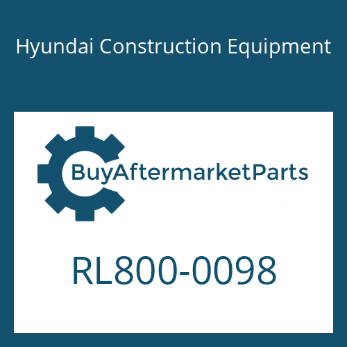 Hyundai Construction Equipment RL800-0098 - FITTING for Heavy Equipment