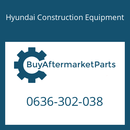 Hyundai Construction Equipment 0636-302-038 - Plug-Screw