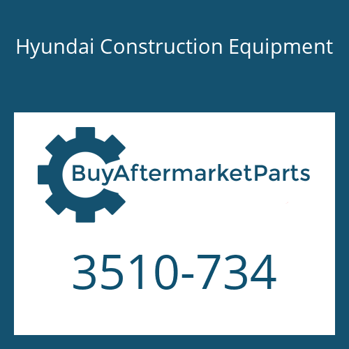 Hyundai Construction Equipment 3510-734 - PLUNGER ASSY for Heavy Equipment