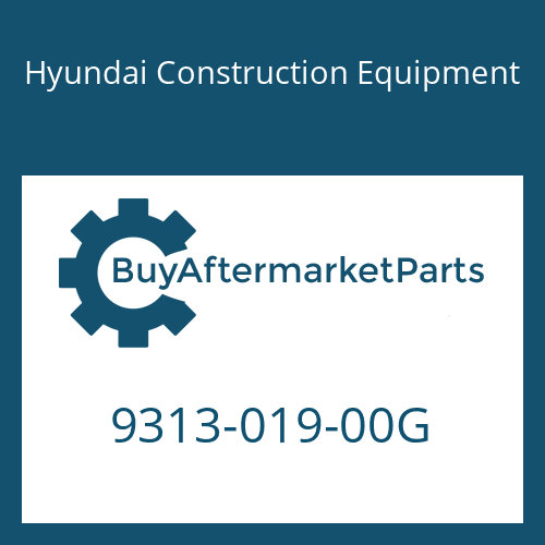 Hyundai Construction Equipment 9313-019-00G - O-Ring