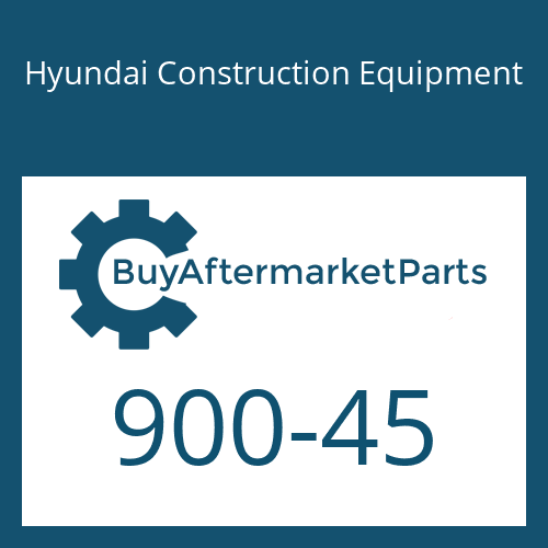 Hyundai Construction Equipment 900-45 - PLUG-EXPANSION