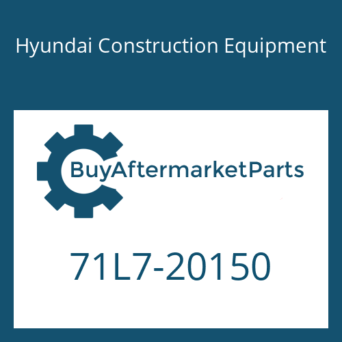 Hyundai Construction Equipment 71L7-20150 - COVER ASSY-REAR for Heavy Equipment