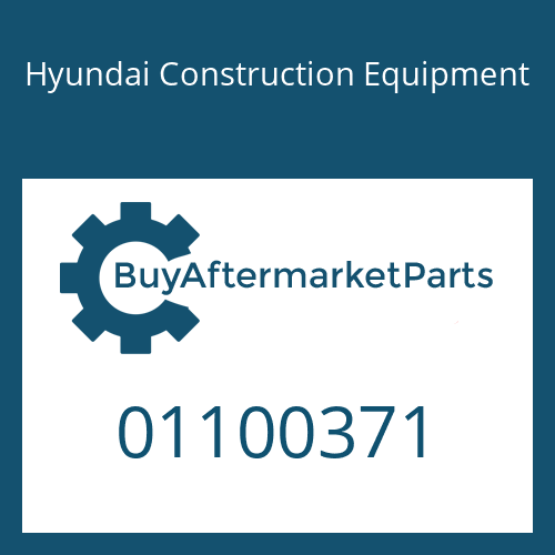 Hyundai Construction Equipment 01100371 - PLUG-SCREW