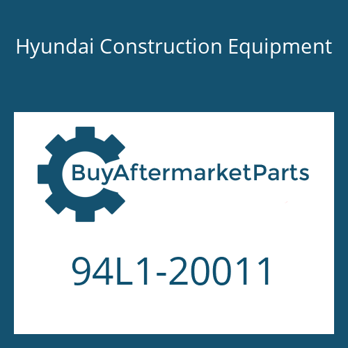 Hyundai Construction Equipment 94L1-20011 - DECAL-TOOL LIST