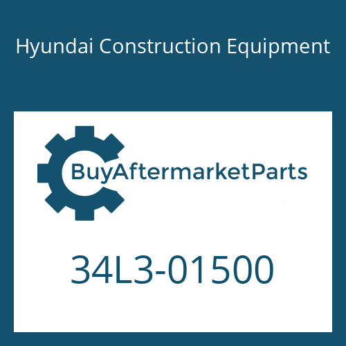 Hyundai Construction Equipment 34L3-01500 - PAD-RUBBER