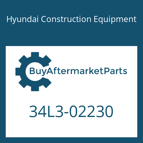 Hyundai Construction Equipment 34L3-02230 - COVER