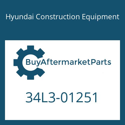 Hyundai Construction Equipment 34L3-01251 - COVER