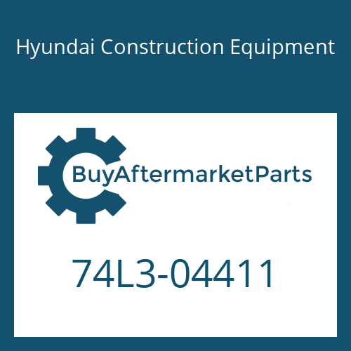 Hyundai Construction Equipment 74L3-04411 - PLATE