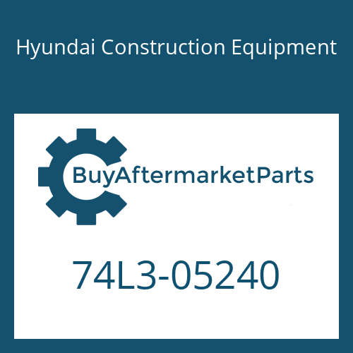 Hyundai Construction Equipment 74L3-05240 - WASHER for Heavy Equipment
