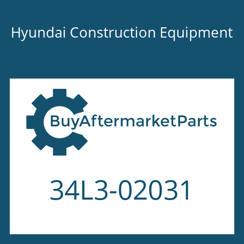 Hyundai Construction Equipment 34L3-02031 - COVER