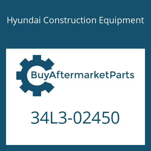 Hyundai Construction Equipment 34L3-02450 - PLATE