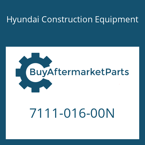 Hyundai Construction Equipment 7111-016-00N - Seal-Bush Lobe