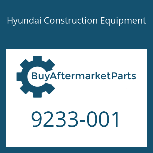 Hyundai Construction Equipment 9233-001 - Seal