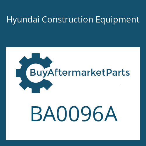 Hyundai Construction Equipment BA0096A - SCREW