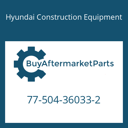 Hyundai Construction Equipment 77-504-36033-2 - Hose-Sus Protection for Heavy Equipment