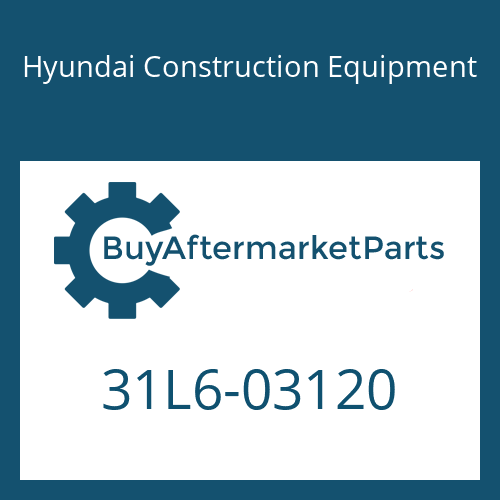 Hyundai Construction Equipment 31L6-03120 - PLATE-RH