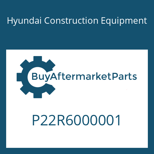 Hyundai Construction Equipment P22R6000001 - Cover-Front