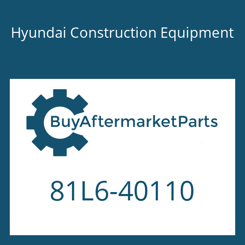 Hyundai Construction Equipment 81L6-40110 - Sleeve