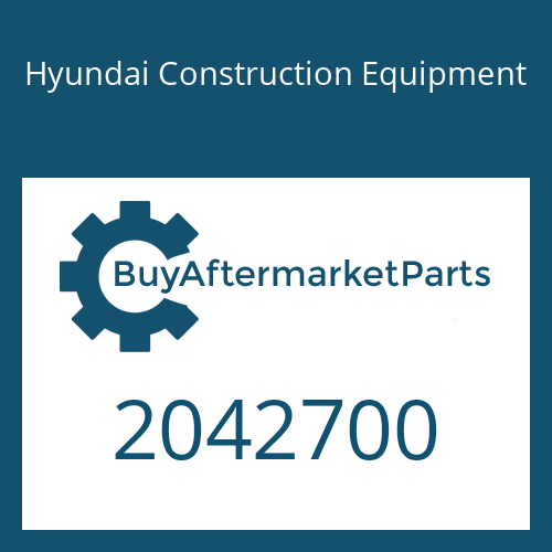 Hyundai Construction Equipment 2042700 - Housing