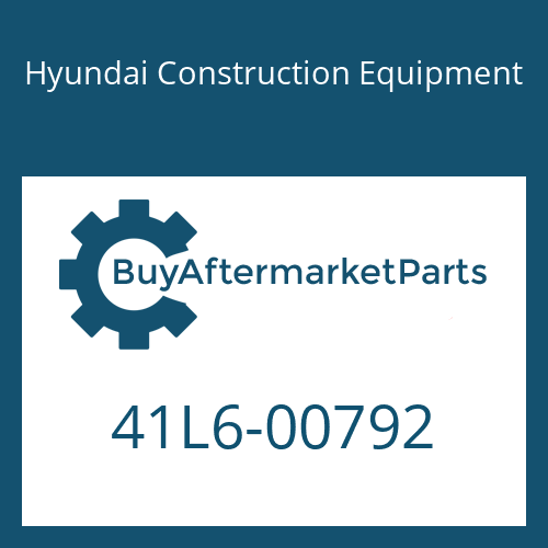 Hyundai Construction Equipment 41L6-00792 - FRAME-FRONT