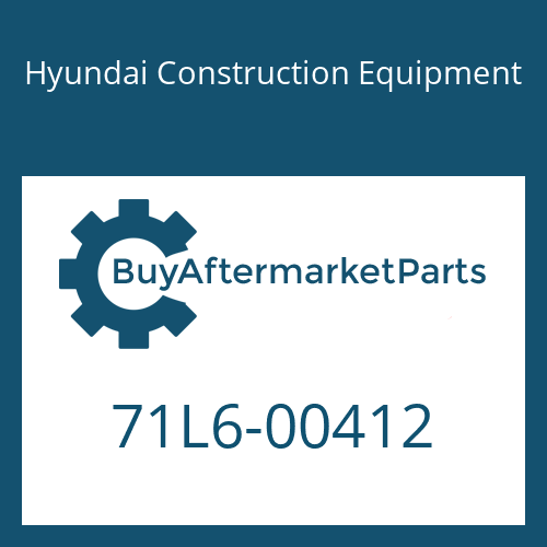 Hyundai Construction Equipment 71L6-00412 - SUPPORT-FRONT