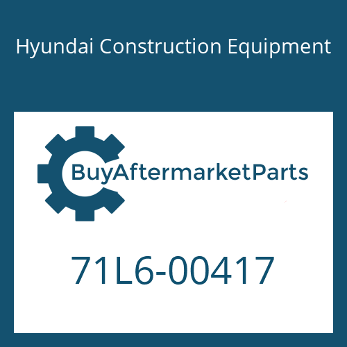 Hyundai Construction Equipment 71L6-00417 - SUPPORT-FRONT for Heavy Equipment