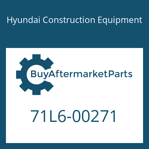 Hyundai Construction Equipment 71L6-00271 - SUPPORT-REAR