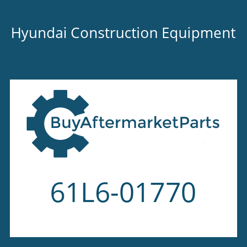 Hyundai Construction Equipment 61L6-01770 - Segment-Rh