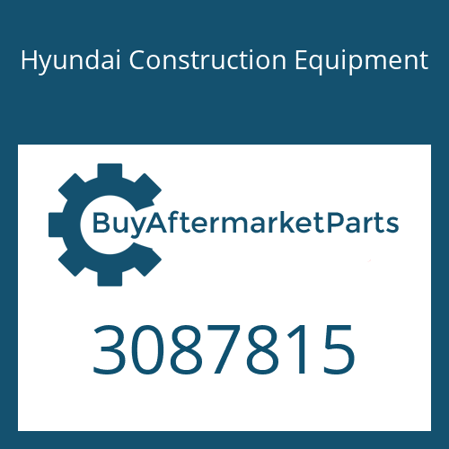 Hyundai Construction Equipment 3087815 - PLUG-RETAINER