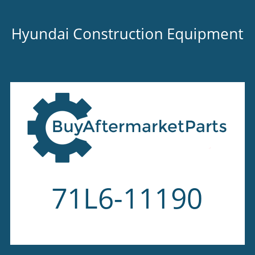 Hyundai Construction Equipment 71L6-11190 - BOX ASSY-CONTROL