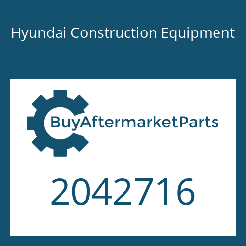 Hyundai Construction Equipment 2042716 - HOUSING-GEAR