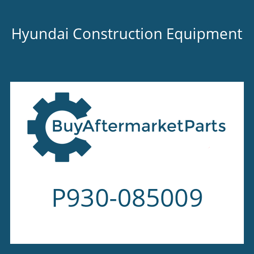 Hyundai Construction Equipment P930-085009 - HOSE ASSY-ORFS&amp;THD for Heavy Equipment